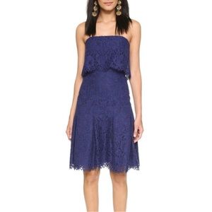 NWT Shoshanna Zora Lace Strapless Dress